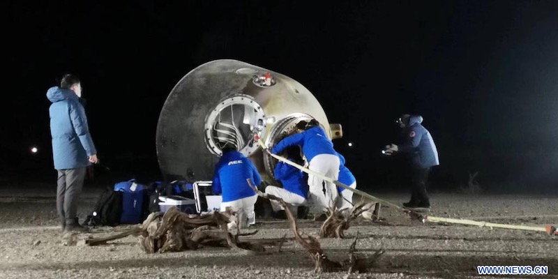 La capsule de retour de Shenzhou-14 atterrit en toute sécurité