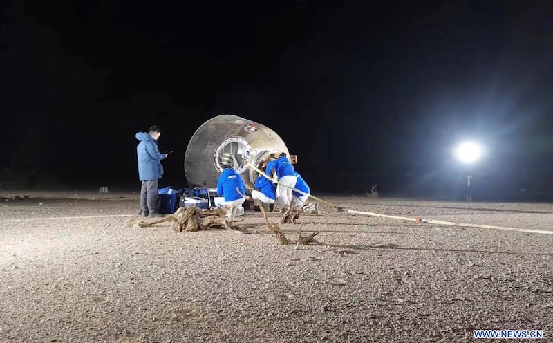 La capsule de retour de Shenzhou-14 atterrit en toute sécurité