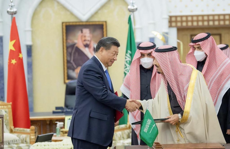 Xi Jinping rencontre le roi Salmane ben Abdelaziz Al-Saoud d'Arabie Saoudite