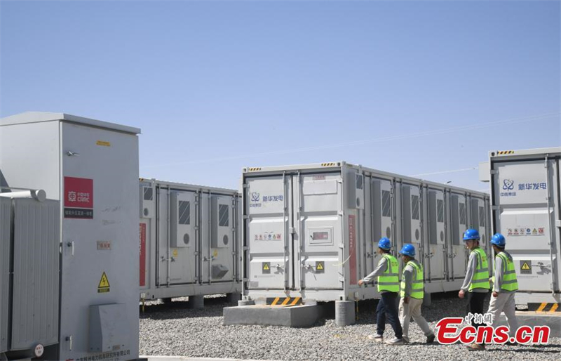 Mise en service de la plus grande centrale électrique de stockage d'énergie électrochimique de Chine