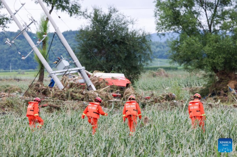 Jilin : le gouvernement local mobilise diverses forces de secours à Shulan touchée par les inondations