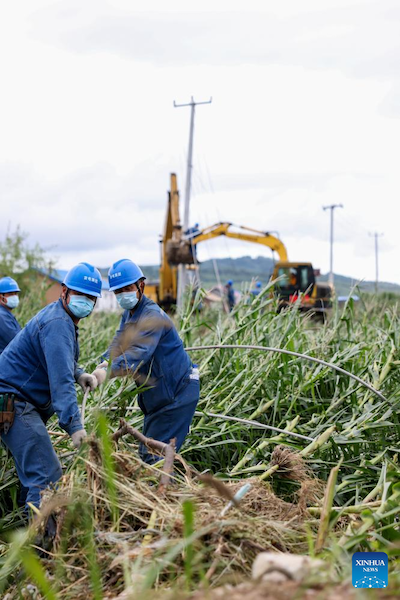 Jilin : le gouvernement local mobilise diverses forces de secours à Shulan touchée par les inondations