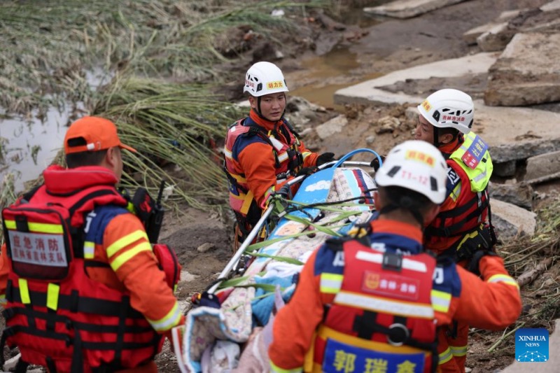 Jilin : le gouvernement local mobilise diverses forces de secours à Shulan touchée par les inondations