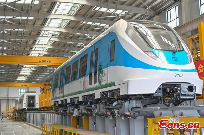 La Chine a achevé la pose des voies de la première ligne maglev à vitesses faible et modérée de la province du Guangdong