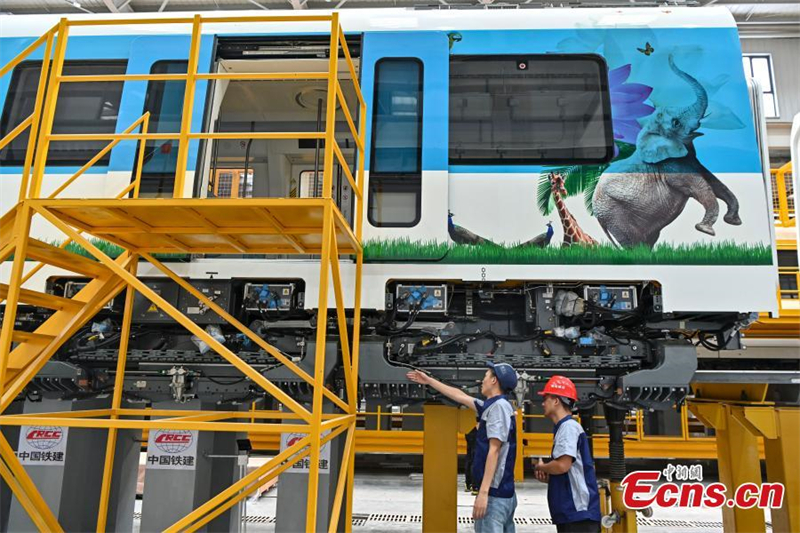 La Chine a achevé la pose des voies de la première ligne maglev à vitesses faible et modérée de la province du Guangdong