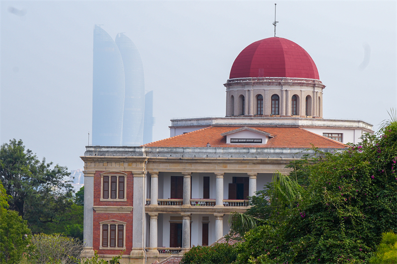 Fujian : à Xiamen, les batiments anciens de l'?le de Gulangyu témoignent de l'histoire