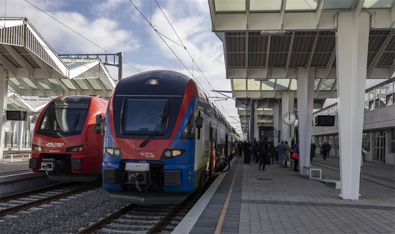 Le tron?on ferroviaire à grande vitesse serbe Belgrade-Budapest fête son 2e anniversaire