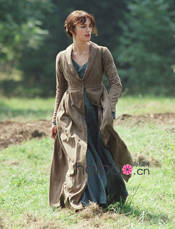 Keira Knightley dans le film "Orgueil et Préjugés"