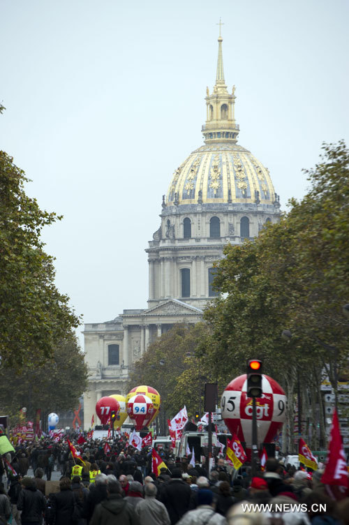 France: manifestation anti-austérité à Paris  (4)