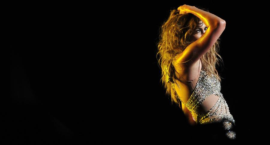 La chanteuse Jennifer Lopez lors de son concert à Singapour, le 4 décembre 2012