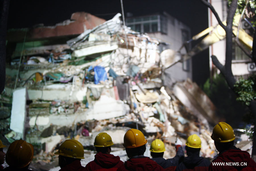 Effondrement d'un immeuble résidentiel en Chine: un mort 