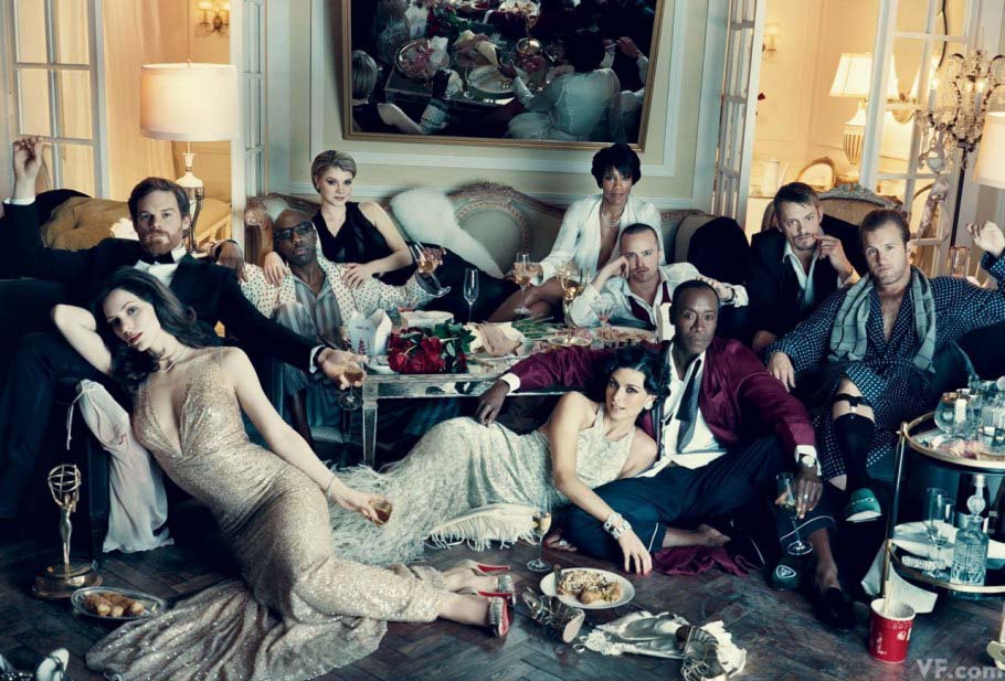 Katharine McPhee, Michael C. Hall, J. B. Smoove, Sarah Jones, Regina King, Aaron Paul, Joel Kinnaman, Scott Caan, Don Cheadle et Morena Baccarin. (Photo : Norman Jean Roy)