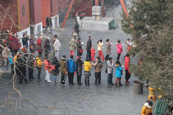 De la bouillie ? Laba ? gratuite au Temple des Lamas de Beijing (4)