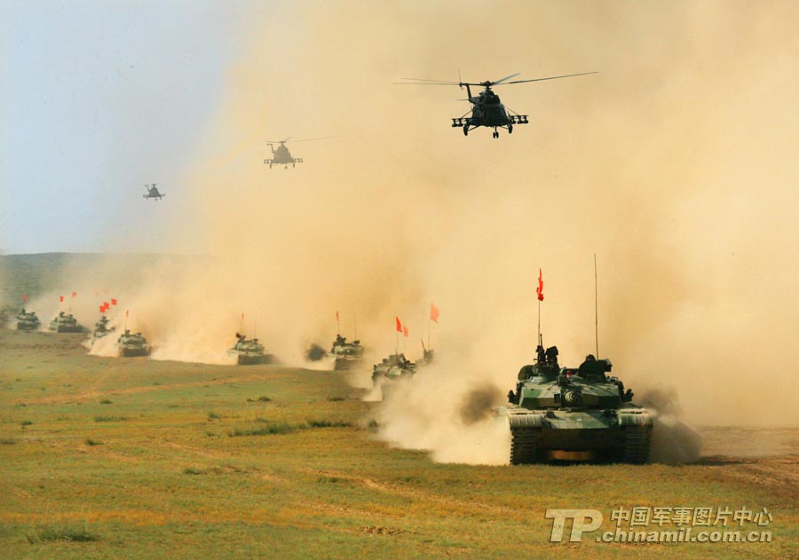 Chine : le plus grand terrain d'entra?nement militaire (6)