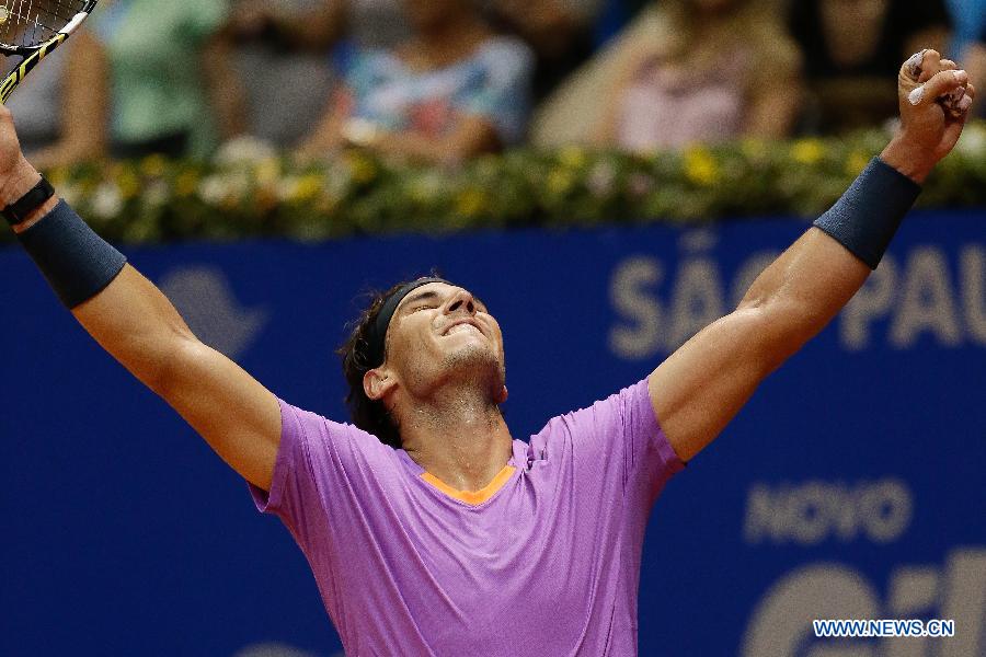 Tennis: Nadal gagne son premier tournoi à Sao Paulo depuis Roland-Garros 2012 (3)