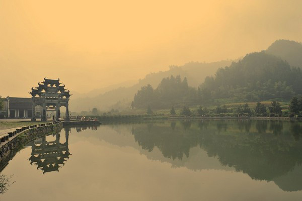 L'ancien village Xidi du sud de l'Anhui