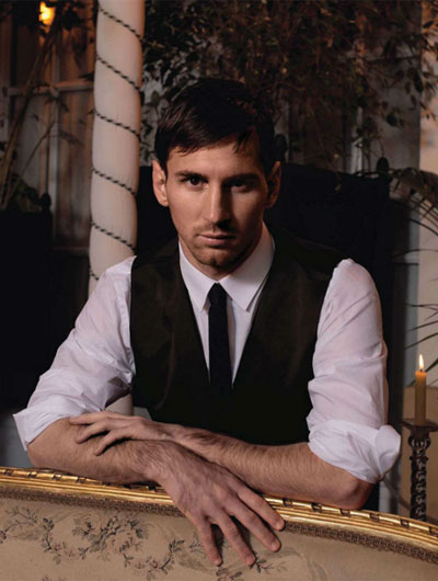 Messi fait la couverture d'un magazine de mode fran?ais (4)