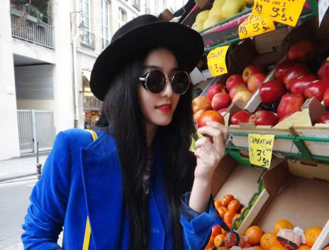 Fan Bingbing à Paris