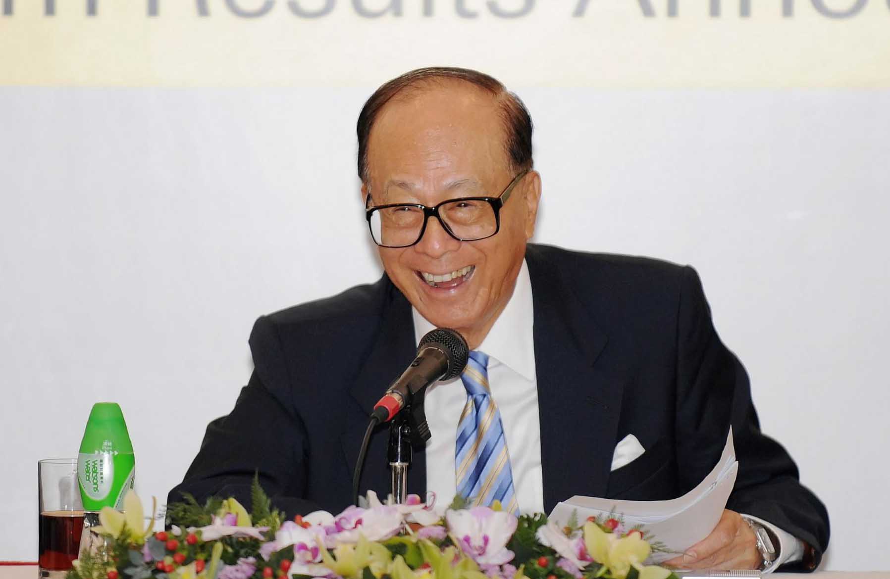 Li Ka-shing en tête du palmarès mondial des riches chinois