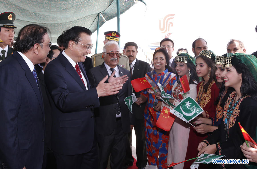 Arrivée du PM chinois Li Keqiang au Pakistan pour sa visite officielle (8)