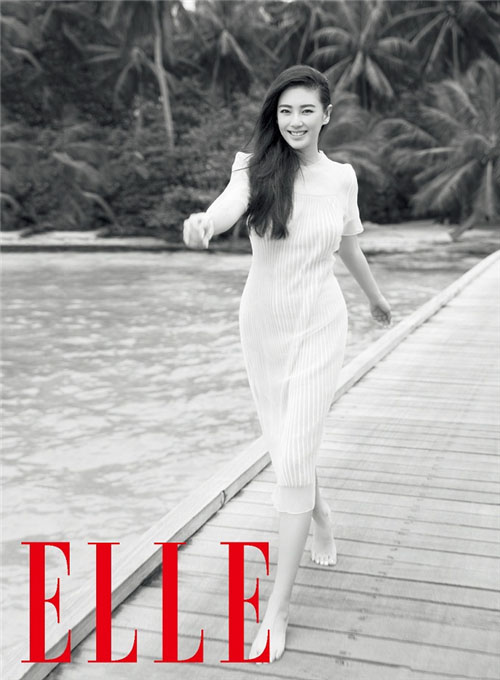 Zhang Yuqi en couverture du magazine Elle (7)