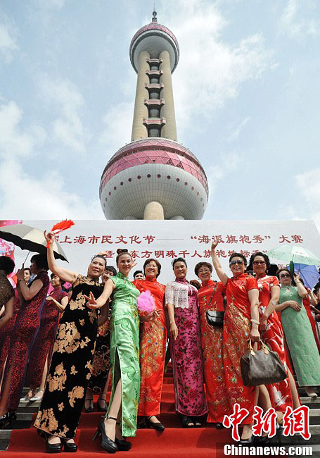 L'élégance des Shangha?ennes en qipao (3)