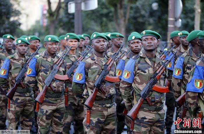 France: les répétitions générales du défilé du 14 juillet (3)