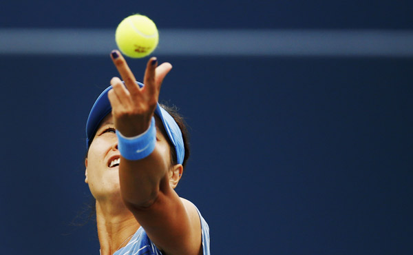 Tennis - La chinoise Li Na a battu Anastasia Pavlyuchenkova lors du deuxième tour féminin du tournoi de la Coupe Rogers, le 7 Ao?t 2013. [Photo / agences]