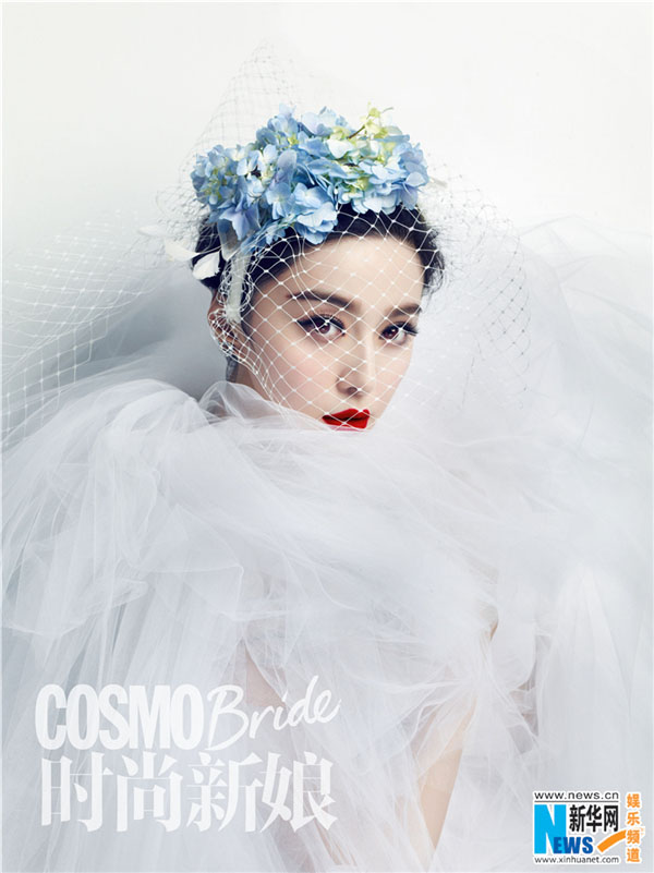 Fan Bingbing en robe de mariée pour CosmoBride