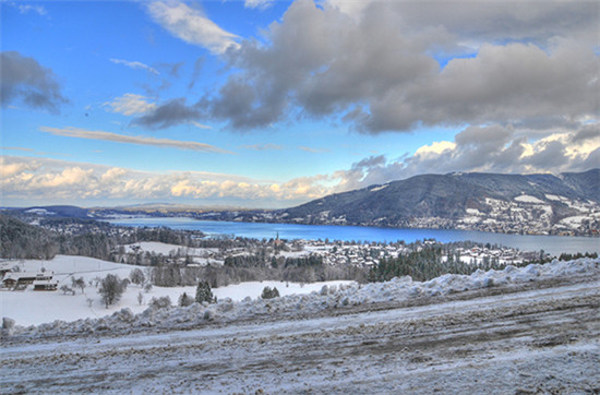 Le lac Tegern, Allemagne