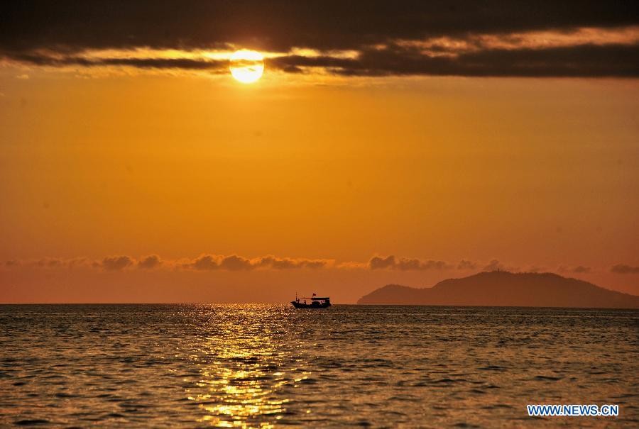 Photos: beaux paysages du coucher du soleil à Sanya (2)