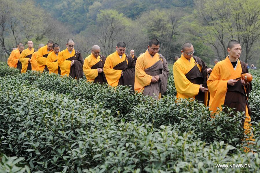 Hangzhou: le thé zen des moines du Temple de Fajing (7)